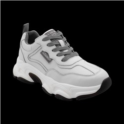 Кроссовки из натуральной кожи MS-S160 белые