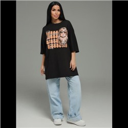 Футболка Амина (Чёрный матрёшка)