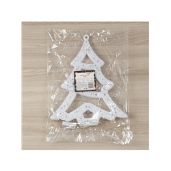 Светодиодная фигура «Ёлка» 25×32 см, пластик, 220 В, свечение мульти (RG/RB)