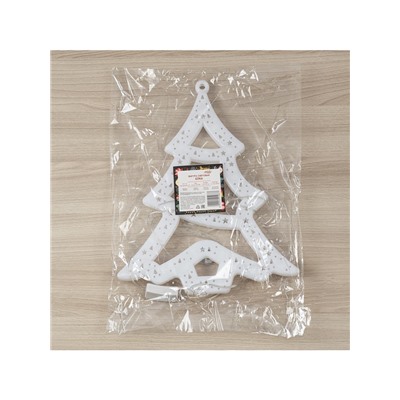 Светодиодная фигура «Ёлка» 25×32 см, пластик, 220 В, свечение мульти (RG/RB)