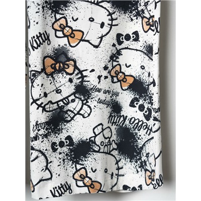 Комплект трикотажный для девочек: топ, брюки