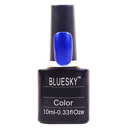 Bluesky Гель-лак для ногтей / Classic 215 SU, синий с фиолетовым шиммером, 10 мл