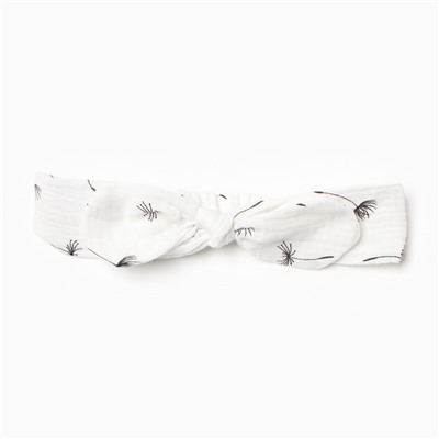 Повязки на голову «Крошка Я. Бантик», 2 шт., размер 46-48, голубая, белая