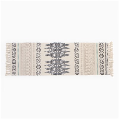 Коврик «Этель. Узоры», 60×180 см, хлопок 50%