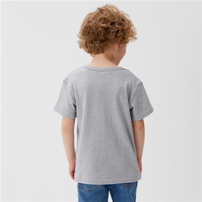 Футболка детская KAFTAN: Basic line, размер 30 (98-104 см), серая
