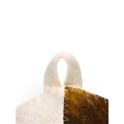 Шапка для бани и сауны «Сила тайги и дух леса», полиэфир, шерсть