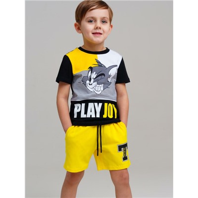 Комплект трикотажный для мальчиков: фуфайка (футболка), шорты