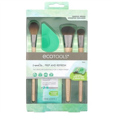 EcoTools, Prep and Refresh Beauty Kit, набор из 6 компонентов