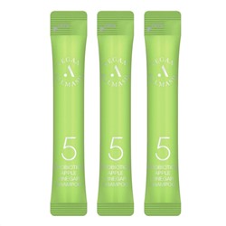 AllMasil Шампунь для волос с яблочным уксусом / 5 Probiotics Apple Vinegar Shampoo Stick Pouch, 20 шт. х 8 мл