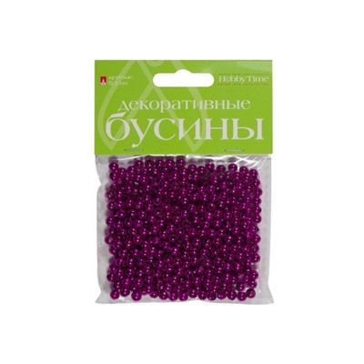 Бусины круглые МЕТАЛЛИЗИРОВАННЫЕ 5 мм 6 цв. 2-371/07 Альт