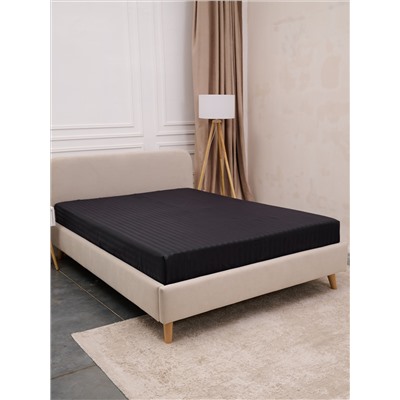 Простыня Микрофибра Страйп - Графит