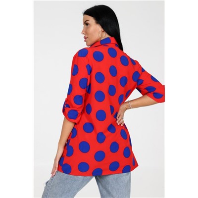 Женская рубашка 31798 (Красный)