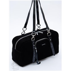 Сумка женская кожаная 91180MSS black Velina Fabbiano-Safenta