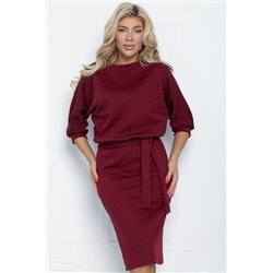 Платье Легкое настроение (бордовое) П11445