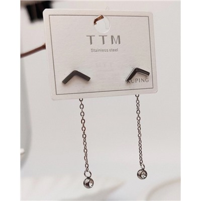 Серьги из стали