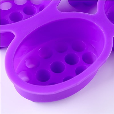 Молд силиконовый, форма «Массажная» 4 шт.