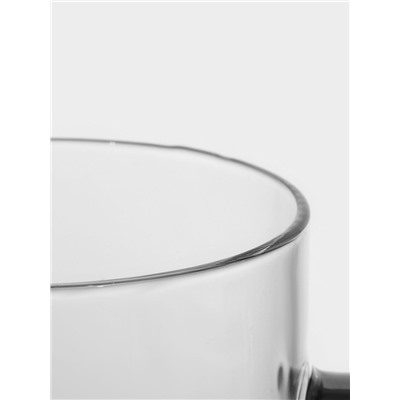 Кружка для заваривания, 550 мл, с металлическим ситом, стекло, прозрачная