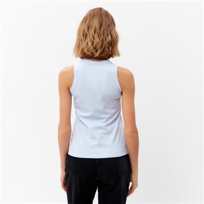 Майка женская MINAKU: Basic line, размер 44, светло-голубая