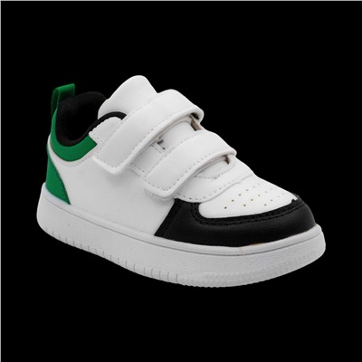 Кроссовки В82-7 бело зеленые