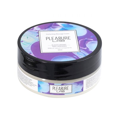 Массажный крем Pleasure Lab Enchanting с ароматом черной смородины и лаванды - 50 мл.
