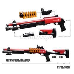 Автомат "Захватчик" цвет красно-чёрный, в коробке
