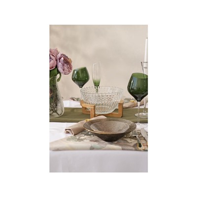 Бокал для вина Magistro «Иллюзия», 540 мл, 10×24 см, стекло, зелёное