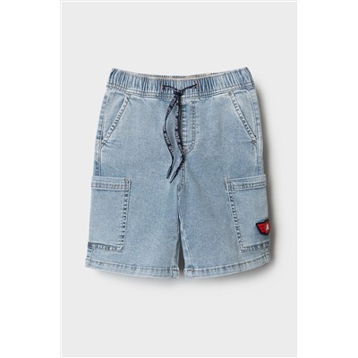 Шорты текстильные джинсовые для мальчиков PLAYTODAY, 1240576