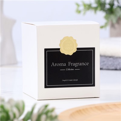 Ароматическая свеча в стакане Aroma candle, 7×8 см, ванильный