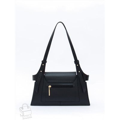 Сумка женская кожаная 2389Y black Polina&Eiterou