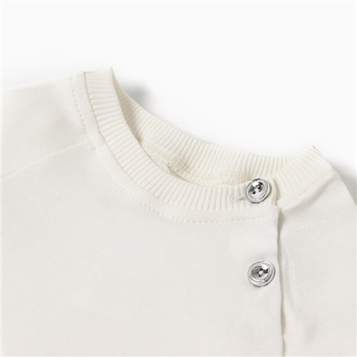 Комбинезон детский MINAKU, рост 56-62 см, экрю