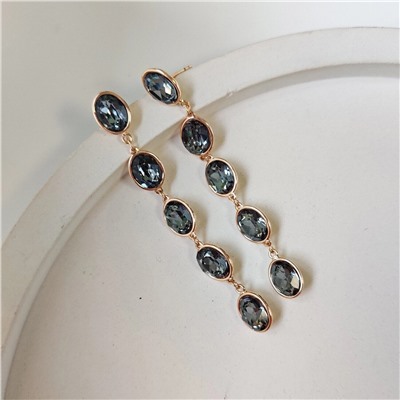 Серьги с кристаллами Swarovski