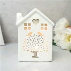 Аромалампа Домик 12 см / 922 /уп 96/белая