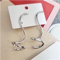 Серьги женские бижутерия на уши, коллекция LALIQ, арт.003.302