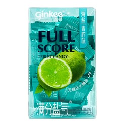 Леденцы (фростиксы) освежающие без сахара со вкусом лайма Full Score Ginkee, Китай, 50 г Акция