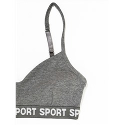 4026-22 Топ для девочки серый (BAYKAR)