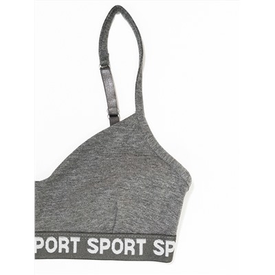 4026-22 Топ для девочки серый (BAYKAR)