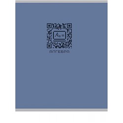 Тетрадь 48л "КЬЮАР-КОД" по алгебре 48-9926 Проф-Пресс