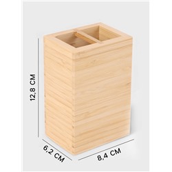 Набор аксессуаров для ванной SAVANNA BAMBOO, дозатор, стакан, мыльница