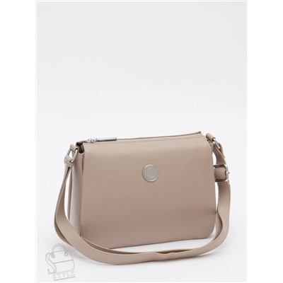 Сумка женская кожаная 0529C apricot Polina&Eiterou в Новосибирске