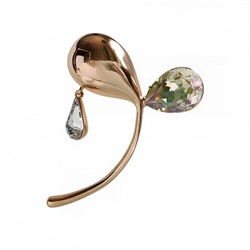 Брошь с кристаллами Swarovski