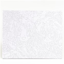 Картина по номерам на новый год на холсте с подрамником «Сказочное волшебство», 40×50 см