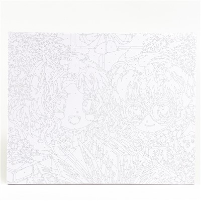 Картина по номерам на новый год на холсте с подрамником «Сказочное волшебство», 40×50 см