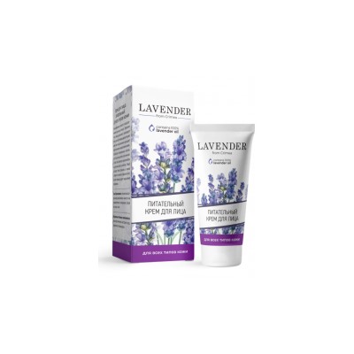 Крем для всех типов кожи лица и шеи Питательный Lavander