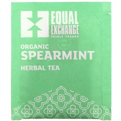 Equal Exchange, Organic Spearmint Herbal Tea, Caffeine-Free, 20 Tea Bags, 0.99 oz (28 g)