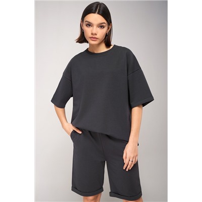 Женский костюм с шортами из футера двухнитки Happyfox