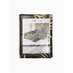 Постельное бельё 1.5-спальное «Экономь и Я», микрофибра 60 г/м², чёрное, золотое