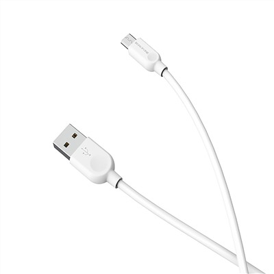 Кабель USB - micro USB Borofone BX14 12W 100см 2,4A  (white)