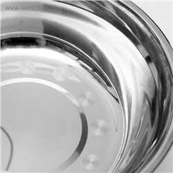 Подставка с мисками, 2×2.5 л, высота 60 см, разборная, чёрная