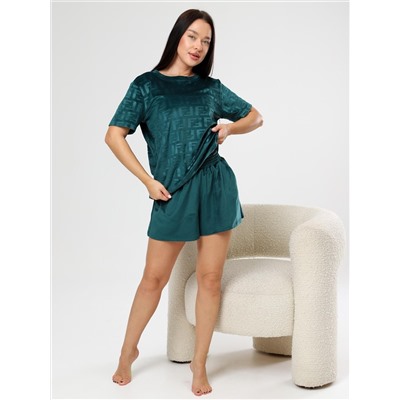 Феличита-Жаккард - костюм изумруд