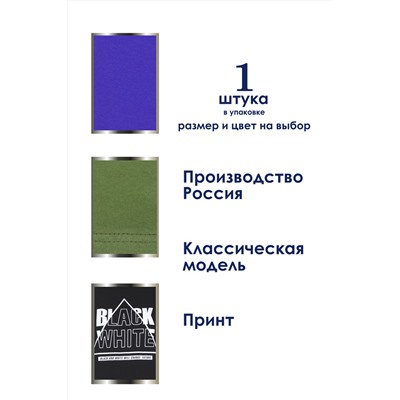 Футболка с длинным рукавом Black White ФН170